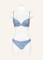 watercult Basic-Bikini-Hose SEASIDE VACAY, Farbe: BLAU/ ECRU (Bild 1)
