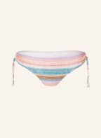 watercult Basic bikini bottoms PASTEL SUNSET with glitter thread , Color: LIGHT ORANGE/ BLUE/ GREEN (Image 1)