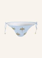 watercult Triangel-Bikini-Hose ISLAND SOUVENIR, Farbe: HELLBLAU/ GRÜN/ BEIGE (Bild 1)