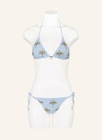 watercult Triangel-Bikini-Hose ISLAND SOUVENIR, Farbe: HELLBLAU/ GRÜN/ BEIGE (Bild 1)