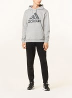 adidas Hoodie ESSENTIALS FLEECE, Farbe: HELLGRAU (Bild 1)