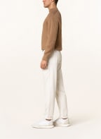TOMMY HILFIGER Spodnie sztruksowe relaxed tapered fit, Kolor: ECRU (Obrazek 1)