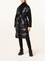MONCLER GRENOBLE Daunenmantel TRICOT im Materialmix, Farbe: SCHWARZ (Bild 1)