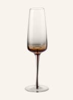 BROSTE COPENHAGEN Set of 4 champagne glasses, Color: WHITE/ ORANGE (Image 1)