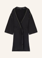 Skiny Damen-Kimono EVERY NIGHT IN SKINY mit 3/4-Arm, Farbe: SCHWARZ/ GOLD (Bild 1)