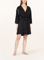 Skiny Damen-Kimono EVERY NIGHT IN SKINY mit 3/4-Arm, Farbe: SCHWARZ/ GOLD (Bild 1)