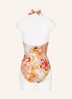VILEBREQUIN Neckholder-Badeanzug KALEIDOSCOPE FIRE, Farbe: ECRU/ ROSA/ GELB (Bild 1)