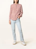 BOSS Blouse BEFELIZE, Color: PURPLE/ BROWN/ LIGHT BROWN (Image 1)