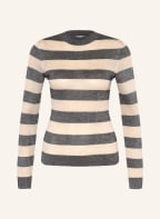 BOSS Pullover mit Glitzergarn, Farbe: CREME/ SCHWARZ/ SILBER (Bild 1)