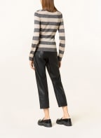 BOSS Pullover mit Glitzergarn, Farbe: CREME/ SCHWARZ/ SILBER (Bild 1)