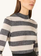 BOSS Pullover mit Glitzergarn, Farbe: CREME/ SCHWARZ/ SILBER (Bild 1)