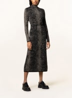 HUGO Strickkleid SISKETTA, Farbe: SCHWARZ/ CREME (Bild 1)