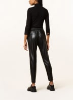 HUGO Hose HEMIAS in Lederoptik, Farbe: SCHWARZ (Bild 1)