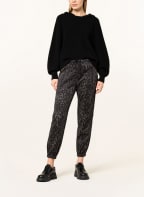 CAMBIO Cargohose JET im Jogging-Stil, Farbe: SCHWARZ/ GRAU (Bild 1)