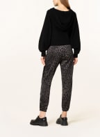 CAMBIO Cargohose JET im Jogging-Stil, Farbe: SCHWARZ/ GRAU (Bild 1)