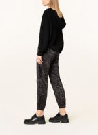 CAMBIO Cargohose JET im Jogging-Stil, Farbe: SCHWARZ/ GRAU (Bild 1)