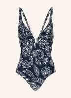 SEAFOLLY Badeanzug FOLKLORE , Farbe: DUNKELBLAU/ WEISS (Bild 1)