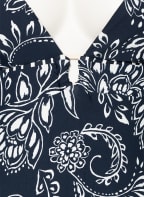 SEAFOLLY Badeanzug FOLKLORE , Farbe: DUNKELBLAU/ WEISS (Bild 1)