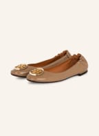 TORY BURCH Lack-Ballerinas, Farbe: BRAUN (Bild 1)