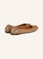 TORY BURCH Lack-Ballerinas, Farbe: BRAUN (Bild 1)