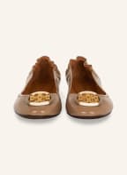 TORY BURCH Lack-Ballerinas, Farbe: BRAUN (Bild 1)