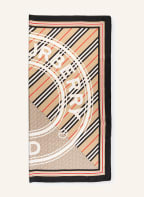 BURBERRY Seidenschal, Farbe: SCHWARZ/ BEIGE/ CREME (Bild 1)