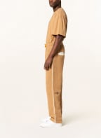 PREACH Terry cloth pants with tuxedo stripes, Color: CAMEL (Image 1)