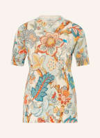 ETRO Strickshirt aus Leinen, Farbe: HELLBLAU/ CREME/ ORANGE (Bild 1)