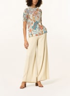 ETRO Strickshirt aus Leinen, Farbe: HELLBLAU/ CREME/ ORANGE (Bild 1)