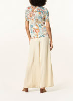 ETRO Strickshirt aus Leinen, Farbe: HELLBLAU/ CREME/ ORANGE (Bild 1)