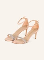 STUART WEITZMAN Sandals NUDISTCURVE, Color: NUDE/ SILVER (Image 1)