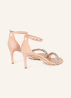 STUART WEITZMAN Sandals NUDISTCURVE, Color: NUDE/ SILVER (Image 1)