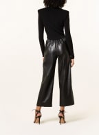BALMAIN Cropped cardigan, Color: BLACK (Image 1)