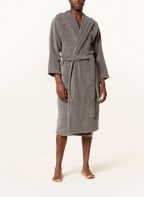 en VOGUE Unisex-Bademantel mit Kapuze, Farbe: GRAU (Bild 1)