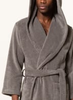 en VOGUE Unisex-Bademantel mit Kapuze, Farbe: GRAU (Bild 1)