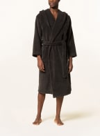 en VOGUE Unisex-Bademantel mit Kapuze, Farbe: DUNKELGRAU (Bild 1)