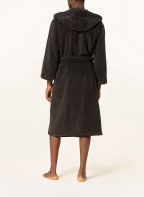 en VOGUE Unisex-Bademantel mit Kapuze, Farbe: DUNKELGRAU (Bild 1)