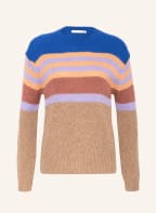 oui Pullover , Farbe: BLAU/ BEIGE/ HELLLILA (Bild 1)