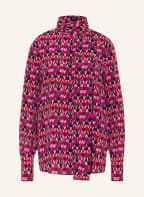 VALENTINO Schluppenbluse aus Seide, Farbe: SCHWARZ/ ROT/ PINK (Bild 1)