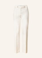 VALENTINO Trousers with silk , Color: ECRU (Image 1)