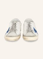 GOLDEN GOOSE Sneakers SUPER-STAR, Color: WHITE/ GRAY/ BLUE (Image 1)