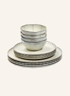 SERAX 4er-Set Schalen INKU , Farbe: WEISS/ BLAUGRAU/ BRAUN (Bild 1)