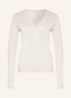 BRUNELLO CUCINELLI Pullover mit Cashmere und Glitzergarn, Farbe: CREME (Bild 1)