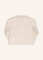 Sanetta FIFTYSEVEN Sweatjacke, Farbe: HELLBRAUN/ WEISS (Bild 1)