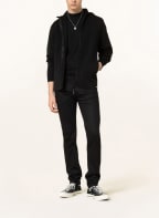 DRYKORN Cardigan AMELIO in mixed materials, Color: BLACK (Image 1)