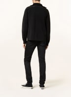 DRYKORN Cardigan AMELIO in mixed materials, Color: BLACK (Image 1)