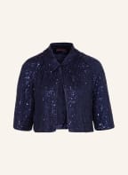 TALBOT RUNHOF Bolero mit Paillettenbesatz, Farbe: DUNKELBLAU (Bild 1)