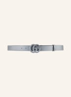 GUCCI Leather belt GG MARMONT, Color: LIGHT GRAY (Image 1)