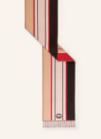 GUCCI Schal, Farbe: DUNKELBRAUN/ ROT/ CREME (Bild 1)