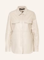 InWear Leder-Overshirt HAYAIW, Farbe: CREME (Bild 1)